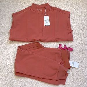 Figs terracotta scrubs size XXS/P